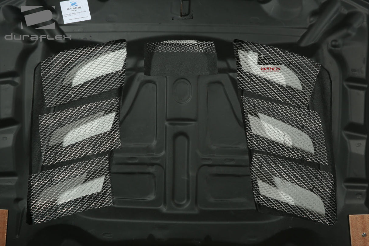 2011-2014 Dodge Charger Duraflex Viper Look Hood - 1 Piece
