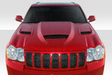 2005-2010 Jeep Grand Cherokee Duraflex Hellcat Look Hood - 1 Piece