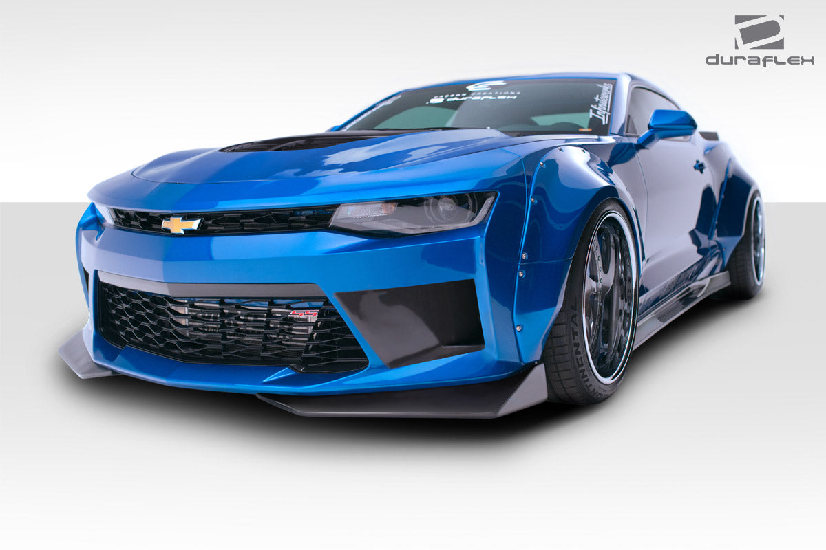 2016-2018 Chevrolet Camaro Duraflex Grid Front Bumper - 1 Piece ( With Integrated front bumper air ducts and front splitters)