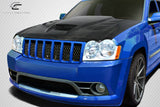 2005-2010 Jeep Grand Cherokee Carbon Creations DriTech Viper Look Hood - 1 Piece