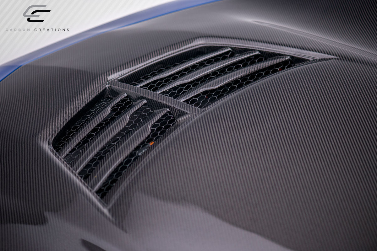2016-2023 Chevrolet Camaro Carbon Creations DriTech Grid Hood - 1 Piece
