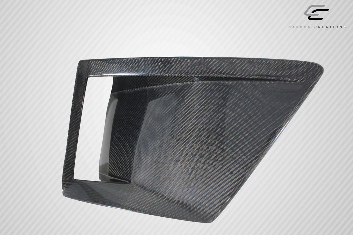 2016-2018 Chevrolet Camaro Carbon Creations DriTech Grid Front Bumper Air Duct Extensions Add Ons Spat Extensions - 2 Piece