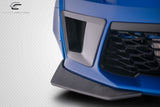 2016-2018 Chevrolet Camaro Carbon Creations DriTech Grid Front Bumper Air Duct Extensions Add Ons Spat Extensions - 2 Piece