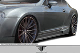 2003-2010 Bentley Continental GT GTC AF-2 Side Skirts ( GFK ) - 2 Piece