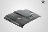 2007-2018 Jeep Wrangler Carbon Creations DriTech Hellcat Look Hood - 1 Piece