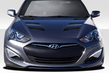 2013-2016 Hyundai Genesis Coupe 2DR Duraflex AM-S Hood - 1 Piece