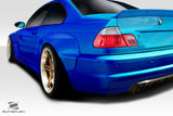 2001-2006 BMW M3 E46 Duraflex Circuit Rear Fender Flares - 2 Piece