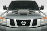 2004-2015 Nissan Titan / Armada Duraflex Viper Look Hood - 1 Piece