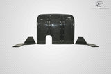 2009-2016 Nissan GT-R R35 Carbon Creations LBW Rear Diffuser / Splitters - 3 Piece