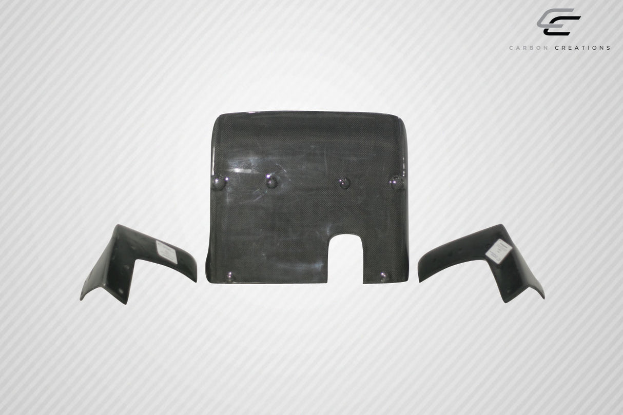 2009-2016 Nissan GT-R R35 Carbon Creations LBW Rear Diffuser / Splitters - 3 Piece