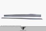 2014-2020 BMW 4 Series F32 AF-1 Wide Body Side Spliters ( GFK ) - 2 Piece ( Must be used with Couture M Sport Look Side Skirts ) (S)