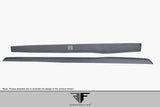 2014-2020 BMW 4 Series F32 AF-1 Wide Body Side Spliters ( GFK ) - 2 Piece ( Must be used with Couture M Sport Look Side Skirts ) (S)