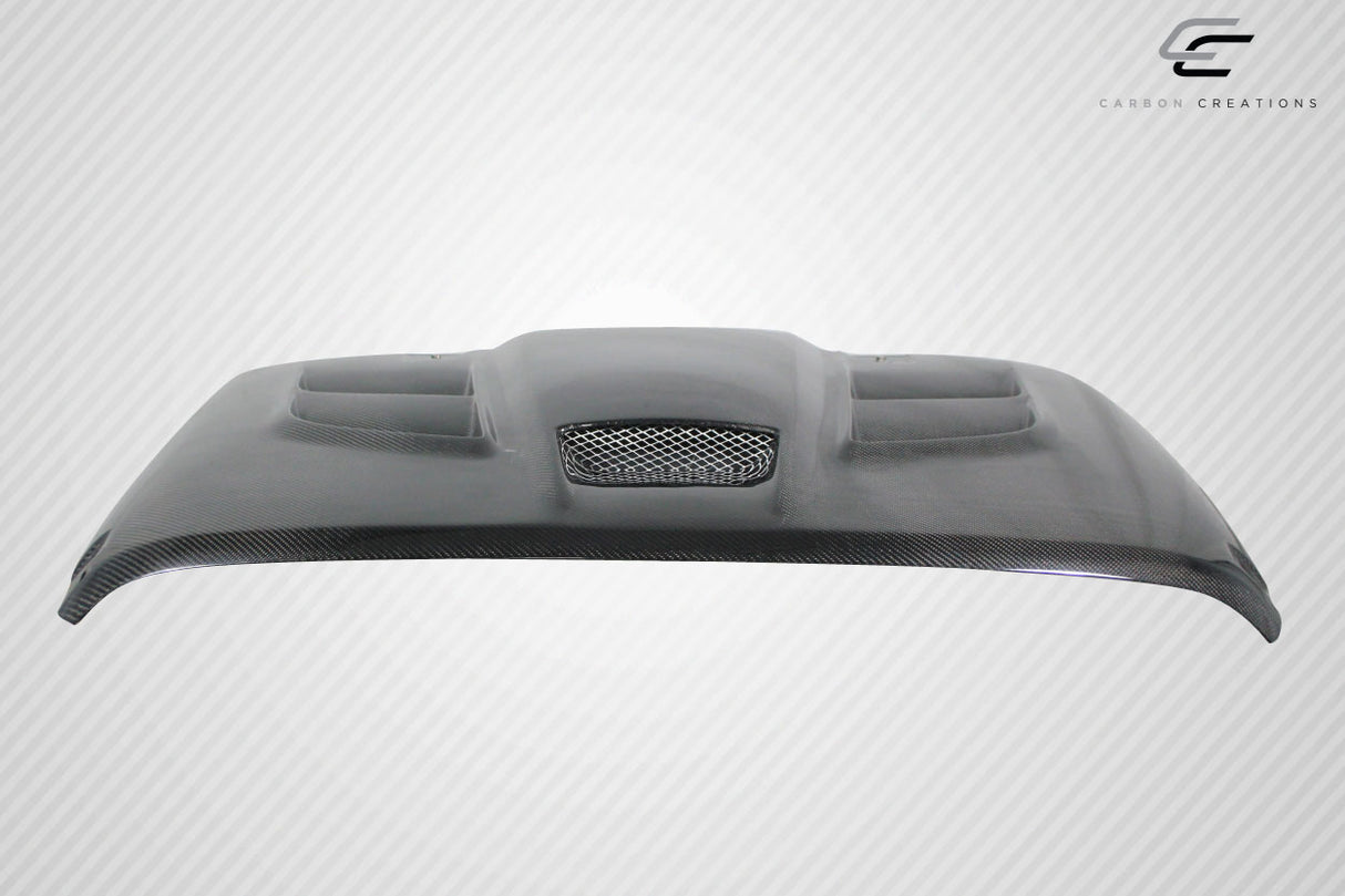 2007-2018 Jeep Wrangler Carbon Creations Viper Look Hood - 1 Piece