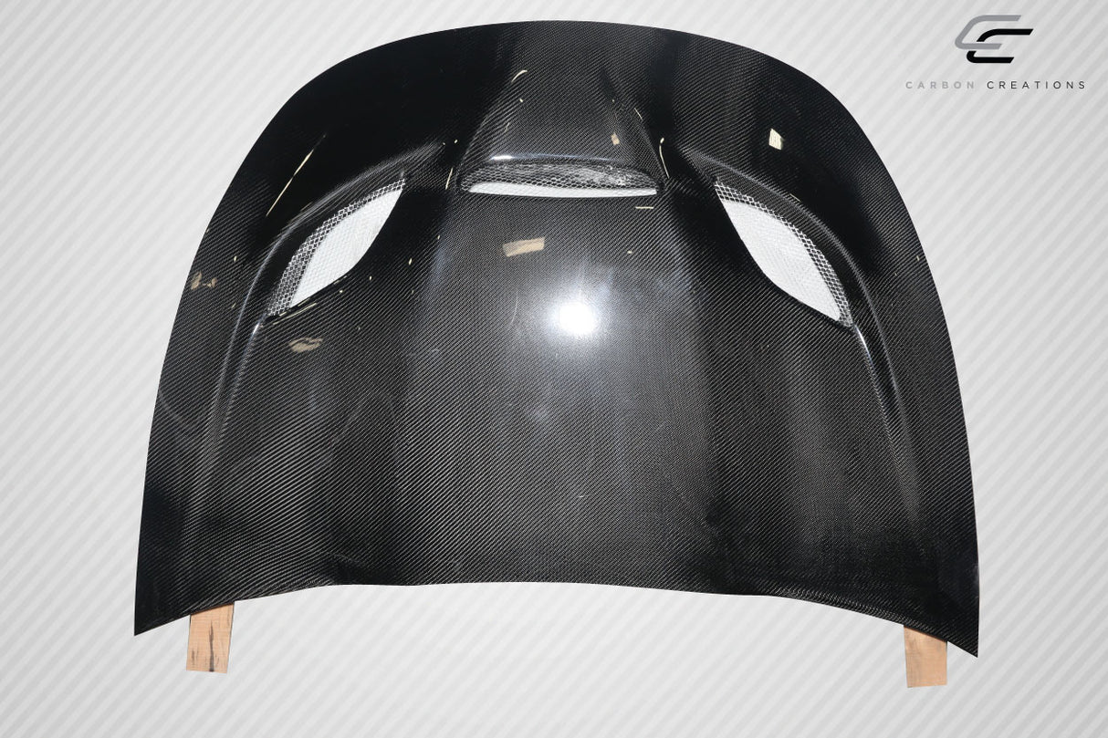2013-2016 Dodge Dart Carbon Creations Hellcat Look Hood - 1 Piece