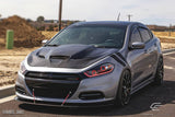 2013-2016 Dodge Dart Carbon Creations Hellcat Look Hood - 1 Piece