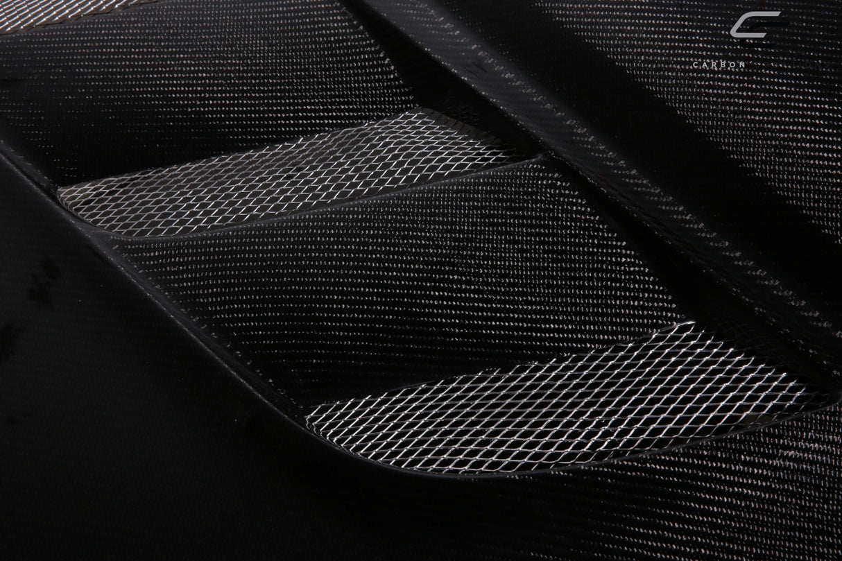 2005-2011 Toyota Tacoma Carbon Creations Viper Look Hood - 1 Piece