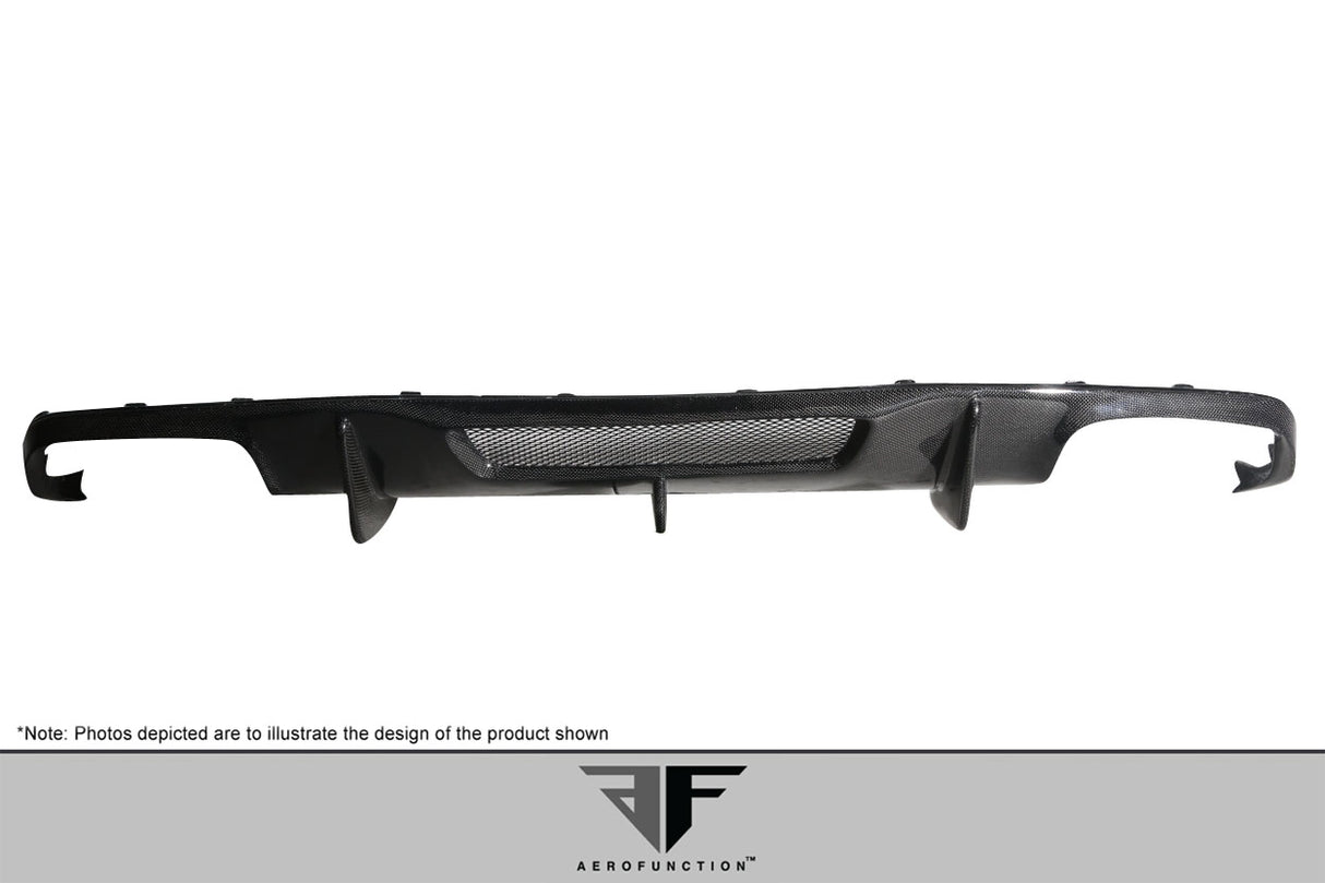 2012-2018 Mercedes W218 CLS63 Carbon AF-1 Rear Diffuser ( CFP ) - 1 Piece
