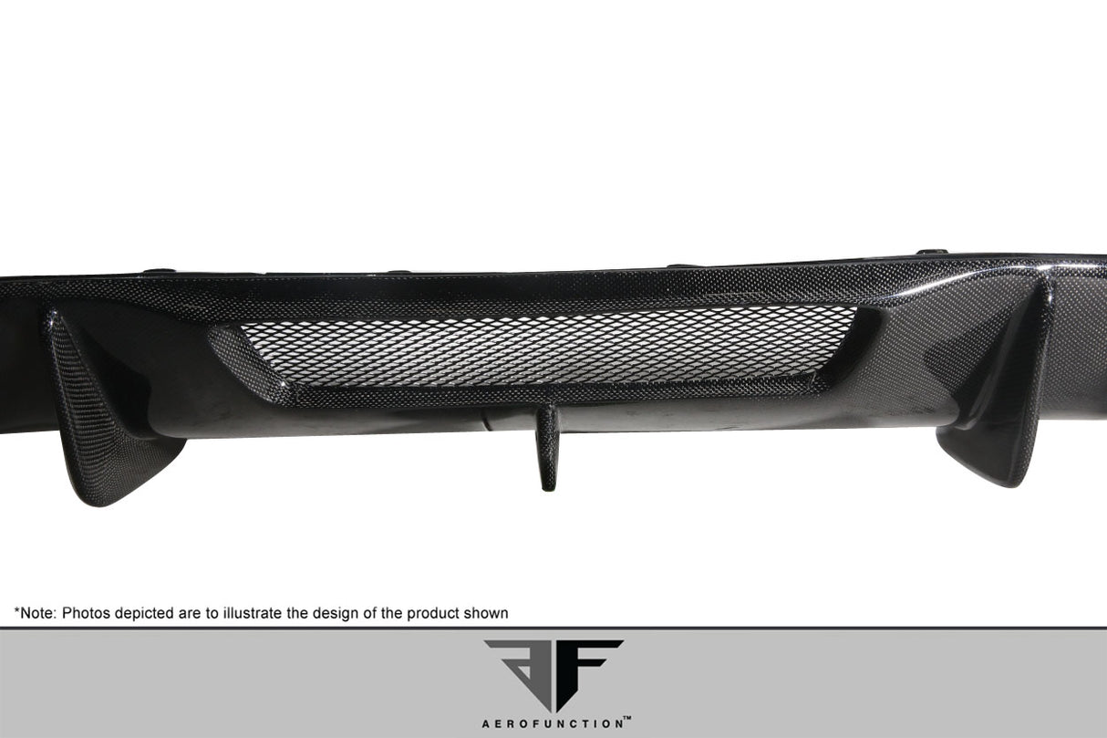 2012-2018 Mercedes W218 CLS63 Carbon AF-1 Rear Diffuser ( CFP ) - 1 Piece