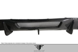 2012-2018 Mercedes W218 CLS63 Carbon AF-1 Rear Diffuser ( CFP ) - 1 Piece