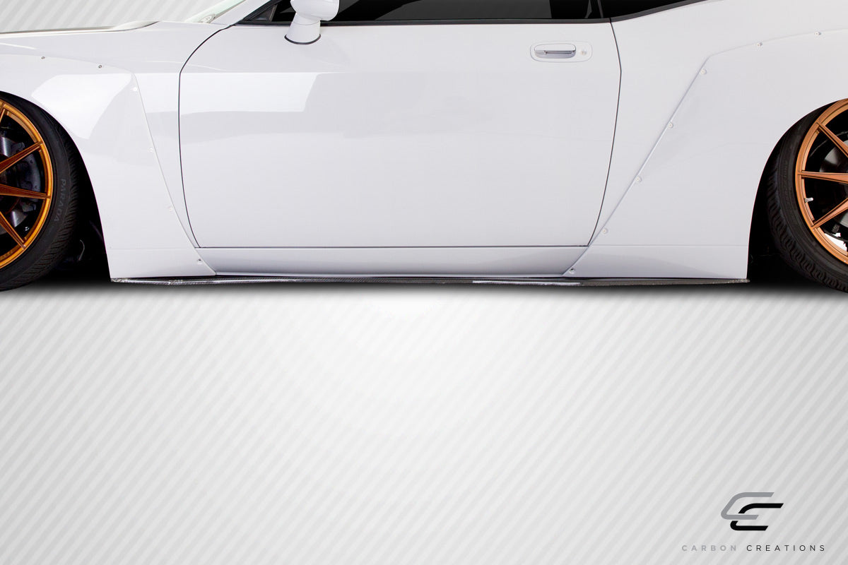 2008-2023 Dodge Challenger Carbon Creations Circuit Side Splitter - 2 Piece