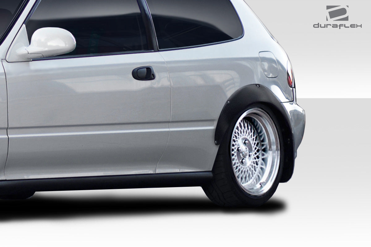 1992-1995 Honda Civic 2dr / HB Duraflex J Spec Fender Flares - 4 Piece