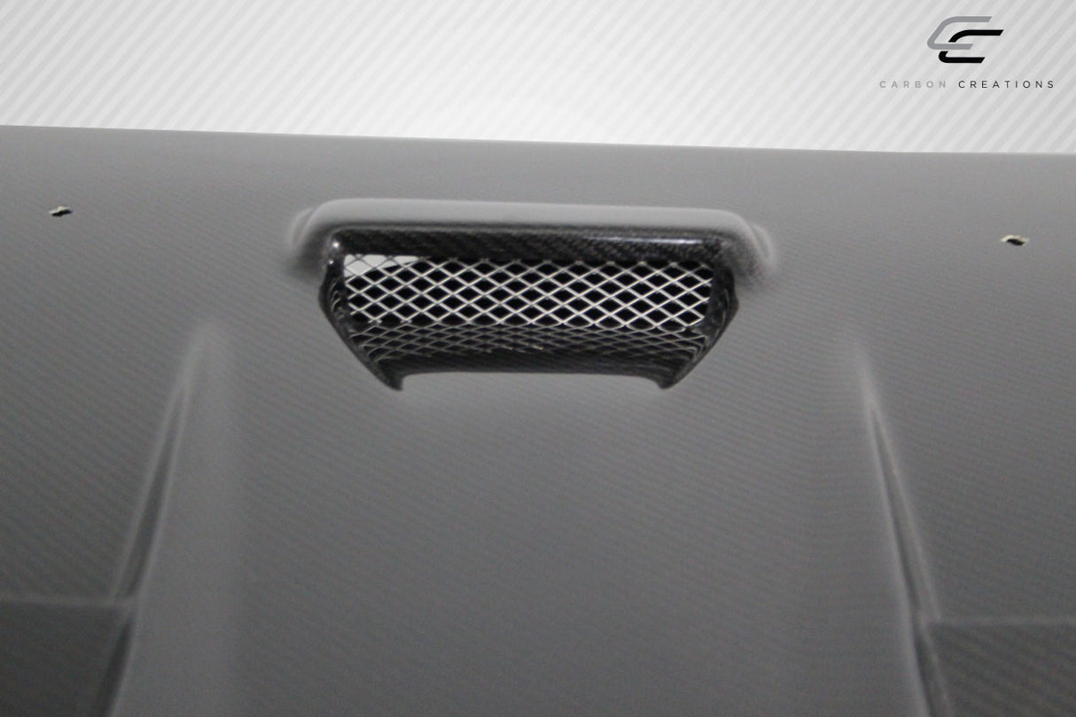 2008-2017 Mitsubishi Lancer / Lancer Evolution 10 Carbon Creations D Spec Hood - 1 Piece