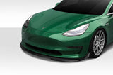 Universal Duraflex Adjustable Front Splitter - 3 Piece