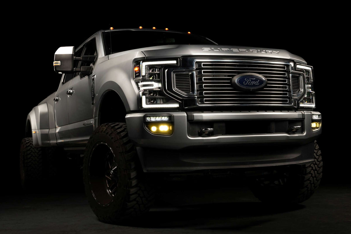 Banger Fog Brackets: 20-22 Super Duty OE LED (Set)