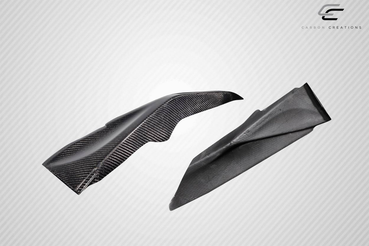 2011-2013 Kia Optima Carbon Creations MC Front Lip Add Ons - 2 Piece (S)