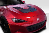 Universal Duraflex Trackstar 1 Hood Vents - 3 Piece