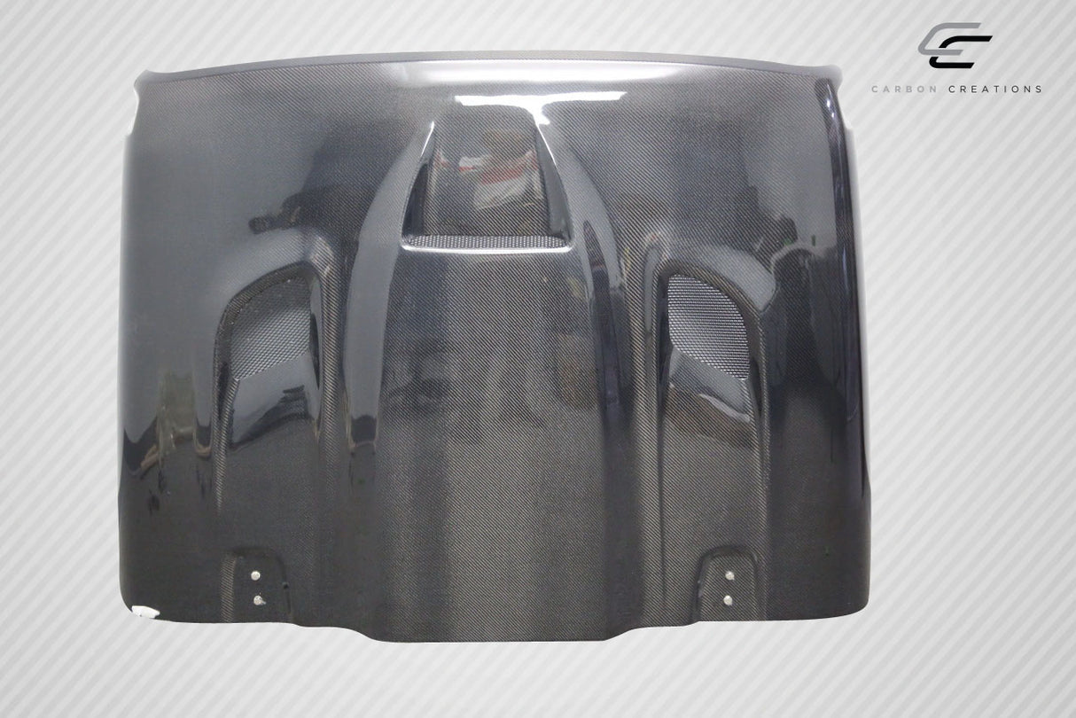 2019-2023 Jeep Wrangler JL Gladiator JT Carbon Creations Hellcat Look Hood - 1 piece