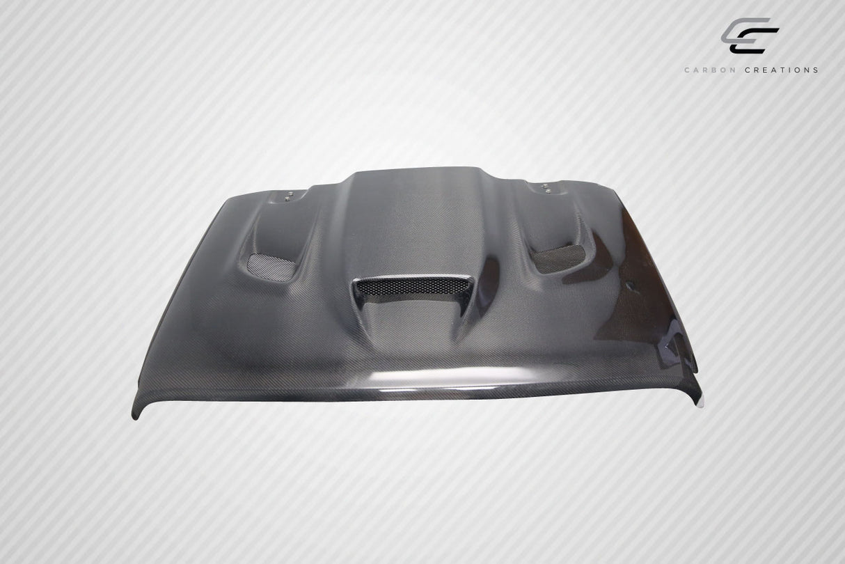2019-2023 Jeep Wrangler JL Gladiator JT Carbon Creations Hellcat Look Hood - 1 piece