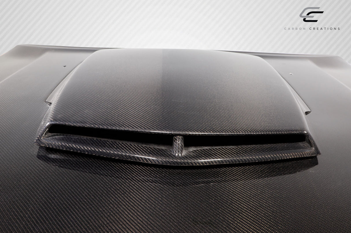 2008-2023 Dodge Challenger Carbon Creations TA Look Hood - 1 Piece