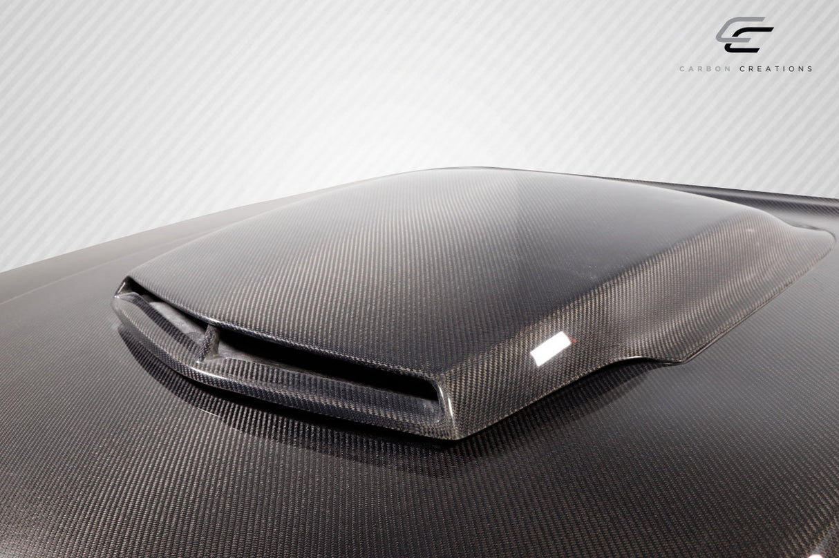 2008-2023 Dodge Challenger Carbon Creations TA Look Hood - 1 Piece