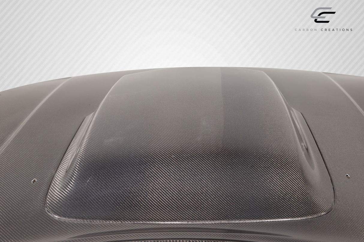 2008-2023 Dodge Challenger Carbon Creations TA Look Hood - 1 Piece