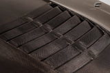 2010-2012 Ford Mustang Carbon Creations GT500 V2 Hood - 1 piece
