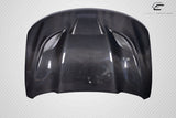 2011-2022 Jeep Grand Cherokee Carbon Creations Hellcat Look Hood - 1 Piece