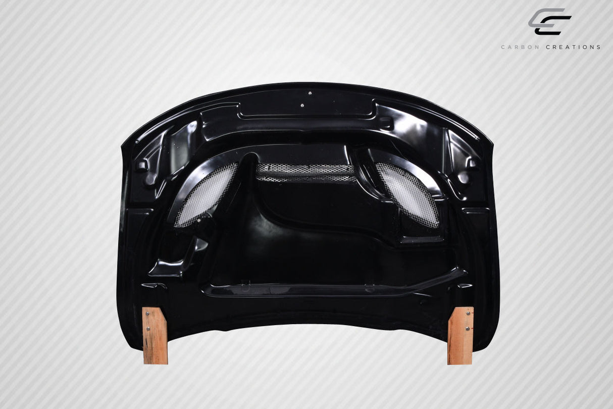 2011-2022 Jeep Grand Cherokee Carbon Creations Hellcat Look Hood - 1 Piece