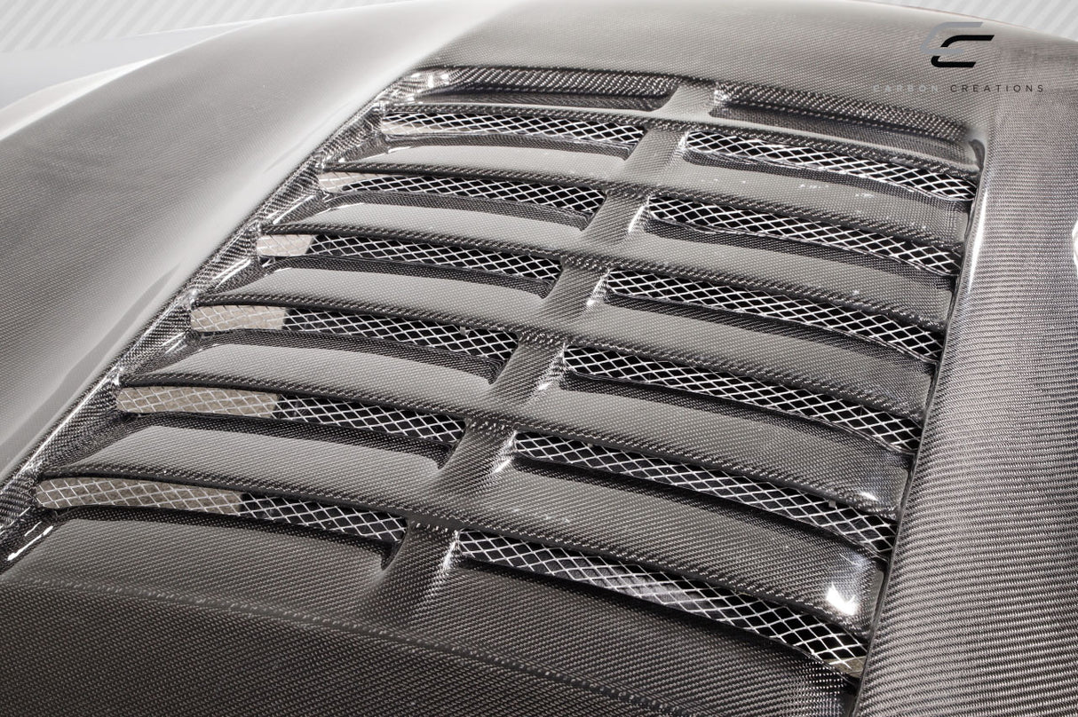 2013-2019 Ford Taurus Carbon Creations GT500 V2 Hood - 1 Piece