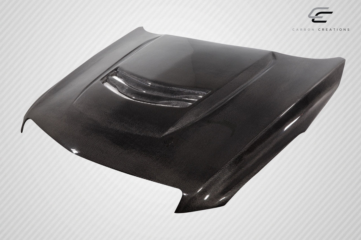2012-2019 Cadillac ATS Carbon Creations V Look Hood - 1 Piece