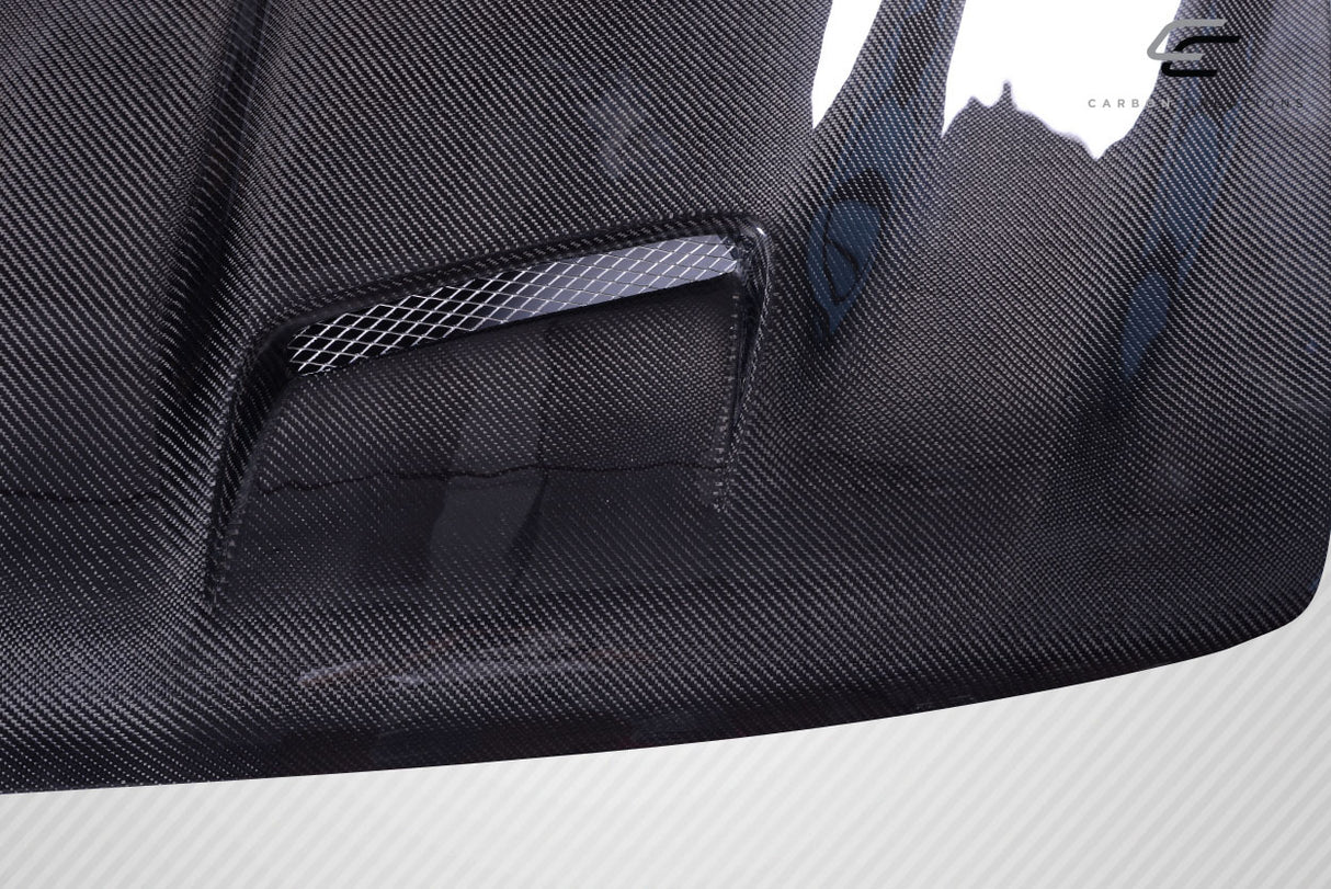 1999-2002 Chevrolet Silverado 2000-2006 Tahoe Suburban Carbon Creations Dual Ram Air Hood - 1 Piece