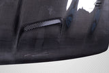 1999-2002 Chevrolet Silverado 2000-2006 Tahoe Suburban Carbon Creations Dual Ram Air Hood - 1 Piece
