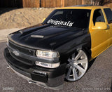 1999-2002 Chevrolet Silverado 2000-2006 Tahoe Suburban Carbon Creations Dual Ram Air Hood - 1 Piece