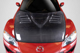 2004-2008 Mazda RX-8 Carbon Creations Vader Hood - 1 Piece