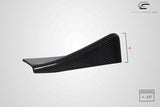 Universal Carbon Creations Adjustable Front Splitter - 3 Piece