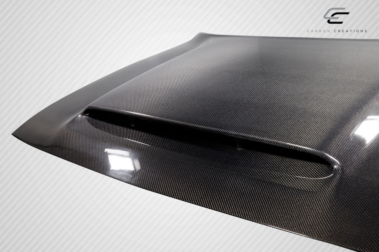2008-2023 Dodge Challenger Carbon Creations Demon Look Hood - 1 Piece