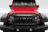 2007-2018 Jeep Wrangler JK Duraflex Monster Grille - 1 Piece