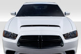 2011-2014 Dodge Charger Duraflex Demon Look Hood - 1 Piece