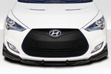 2012-2017 Hyundai Veloster Non Turbo Duraflex EBS Front Lip Spoiler - 3 Piece