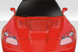 2005-2013 Chevrolet Corvette C6 Duraflex World Challenge Look Hood - 1 Piece